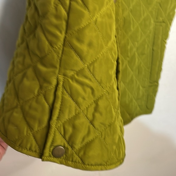 J. Jill Quilted Nylon Olive Green Vest -XS-#0001 - Picture 5 of 9